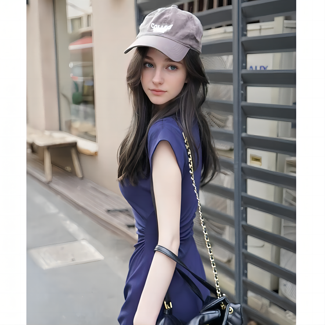 Official picture ~ original spot ~ senior sister Wenwen private dress summer temperament waist sexy design skirt