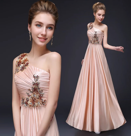 New Women's Evening Gowns Banquet Toast Wedding Party Dresses Performance Dresses