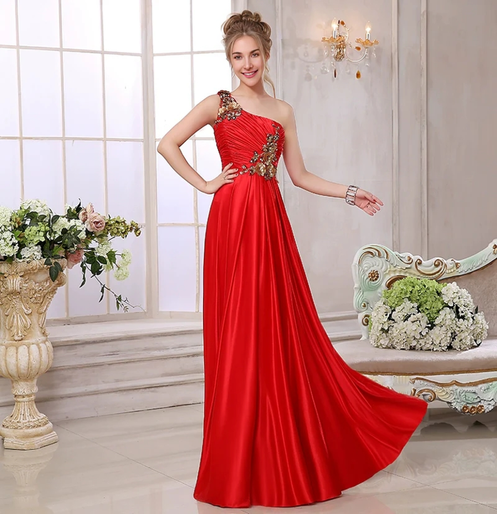 New Women's Evening Gowns Banquet Toast Wedding Party Dresses Performance Dresses