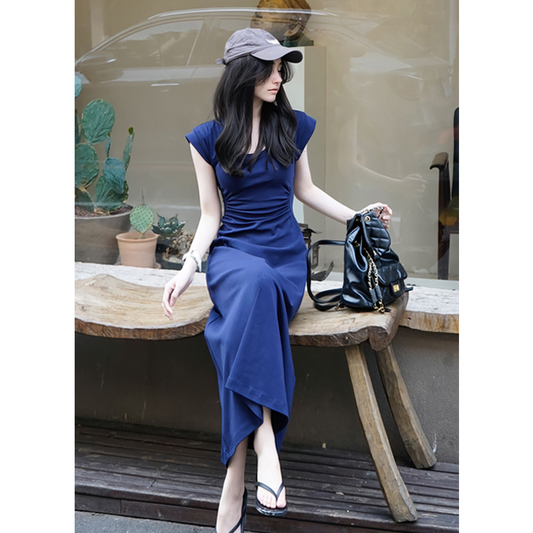 Official picture ~ original spot ~ senior sister Wenwen private dress summer temperament waist sexy design skirt